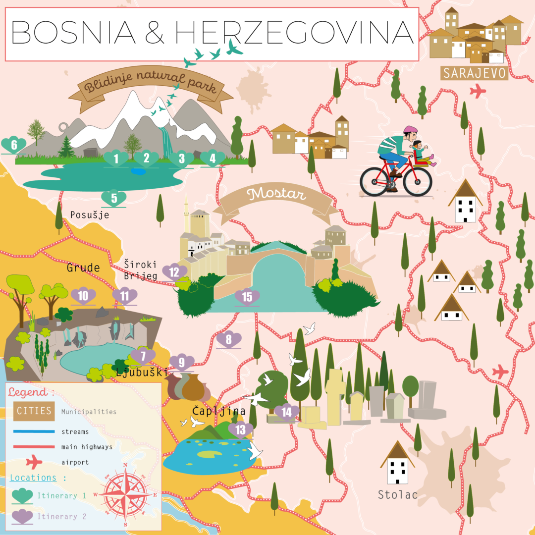 carte bosnie