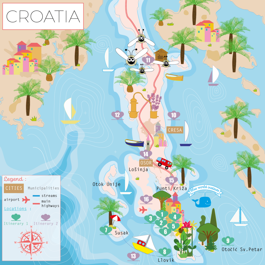 carte croatie
