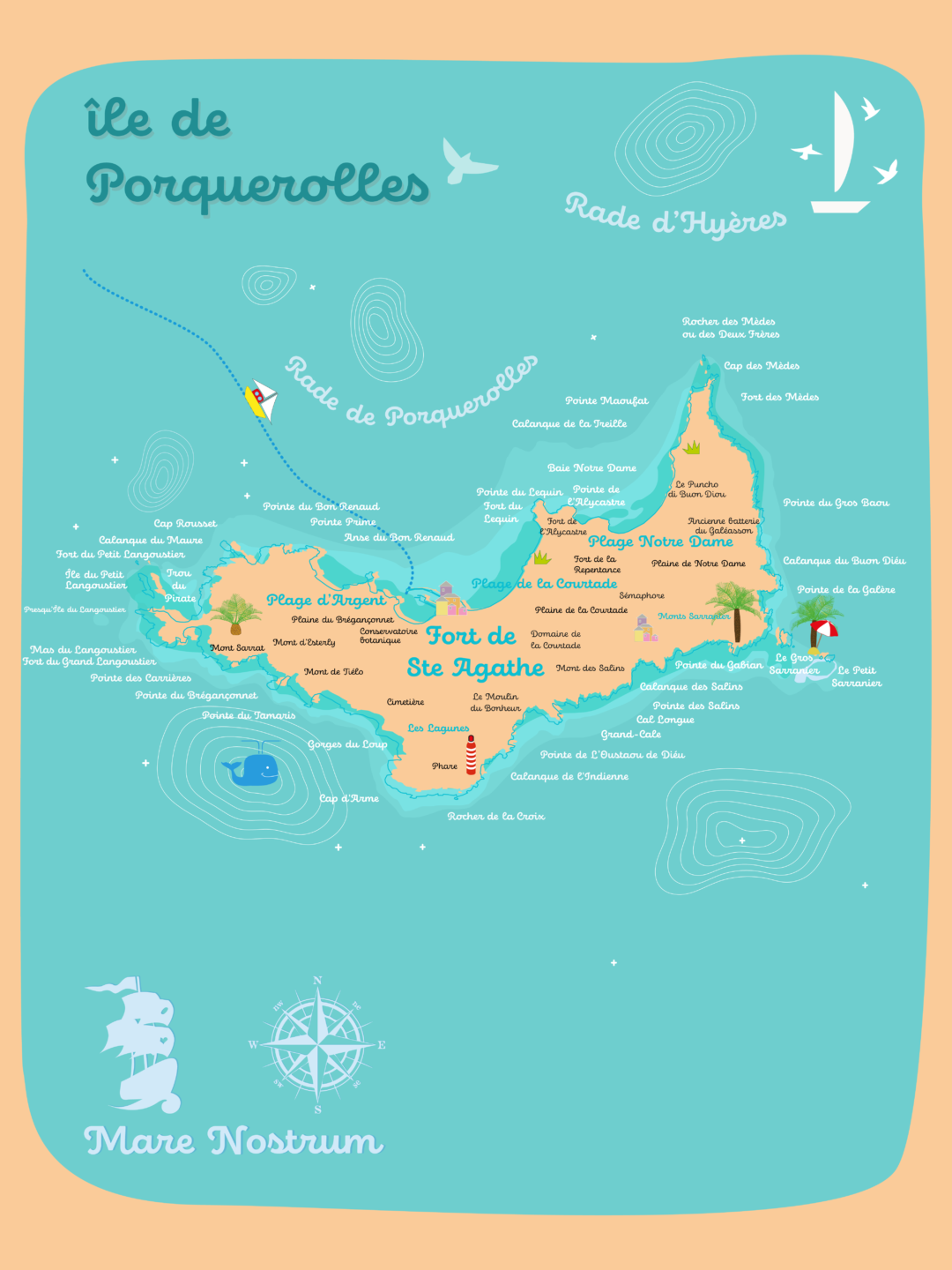 carte Porquerolles