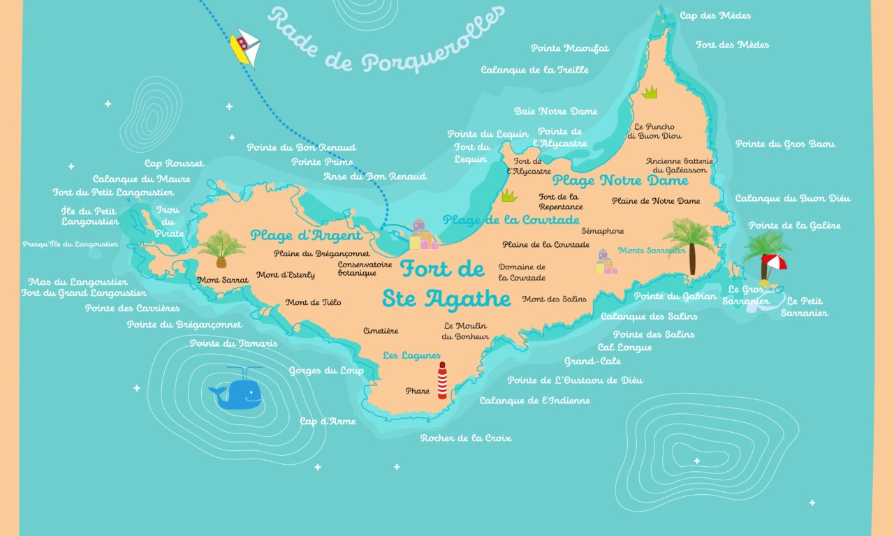 carte Porquerolles